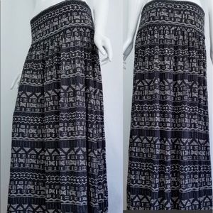Billabong Designer's Closet Patterned Maxi Skirt